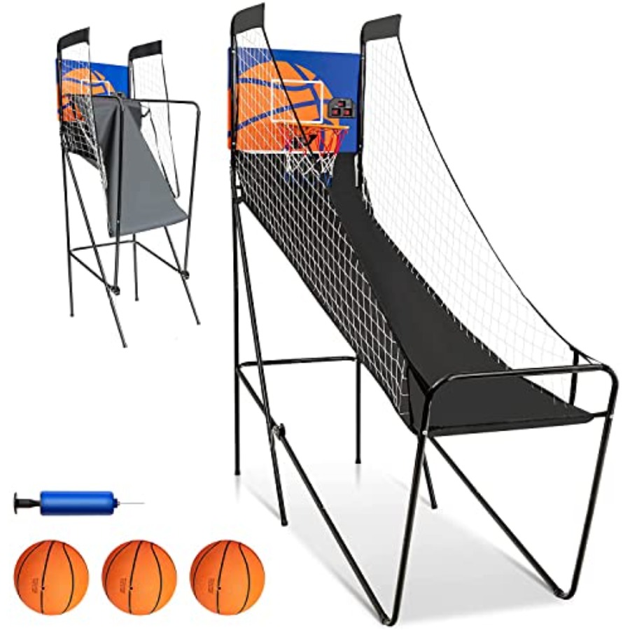 Arcade Games & Vending Co - Indoor-Basketball-Arcade-Spiel für Jugendliche und Erwachsene: ABS-Kunststoff,