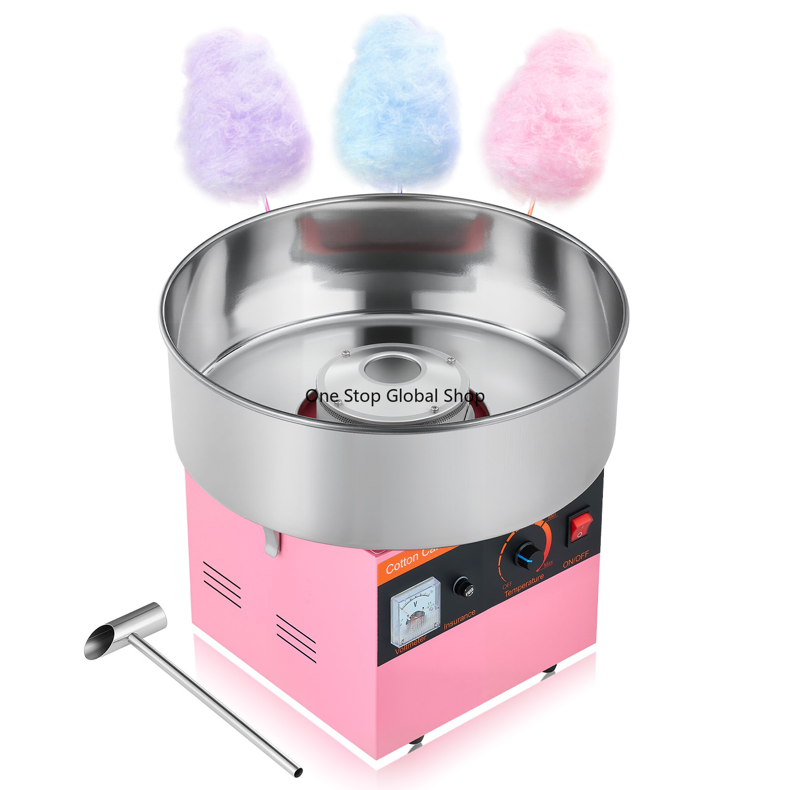 Candy Floss Machine - Zuckerwattemaschine, kommerziell, 1000W, elektrisch, einfach zu