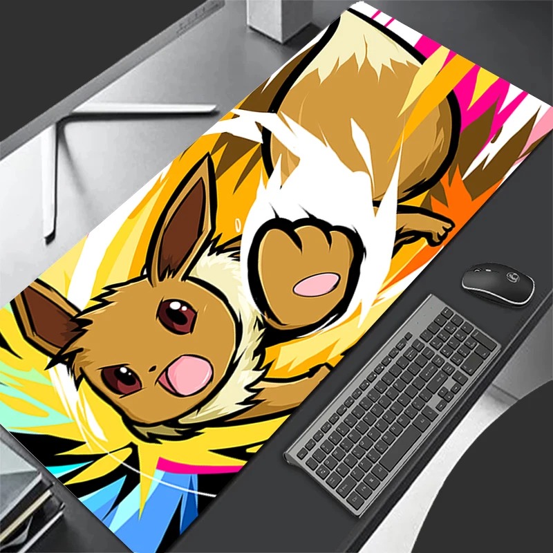 Arcade No - P-Pokemon Eevee Anime Gaming-Mauspad, erweiterte rutschfeste