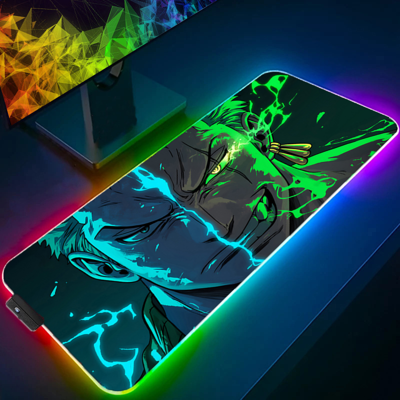 Arcade No - ONE PIECE Zoro Mauspad RGB Gaming