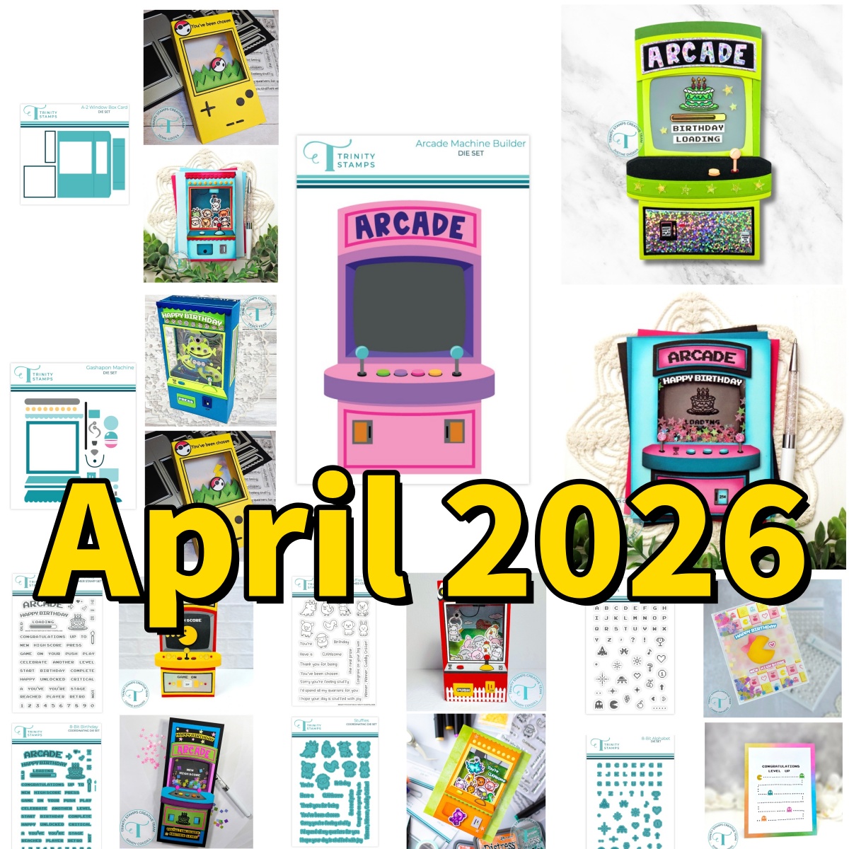 Arcade Card Vending Machine - Neue Fensterbox-Karten-Arcade-Maschine Metall-Stanzformen Klare Stempel für