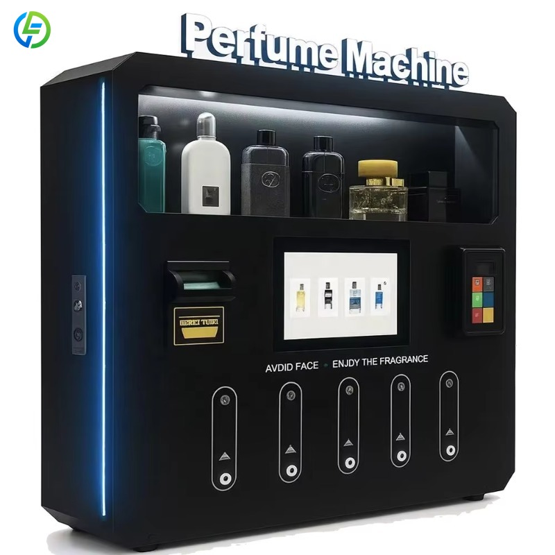 Arcade Card Vending Machine - Maßgeschneiderter automatischer, kundenspezifischer blauer Parfümsprühverkaufsautomat von