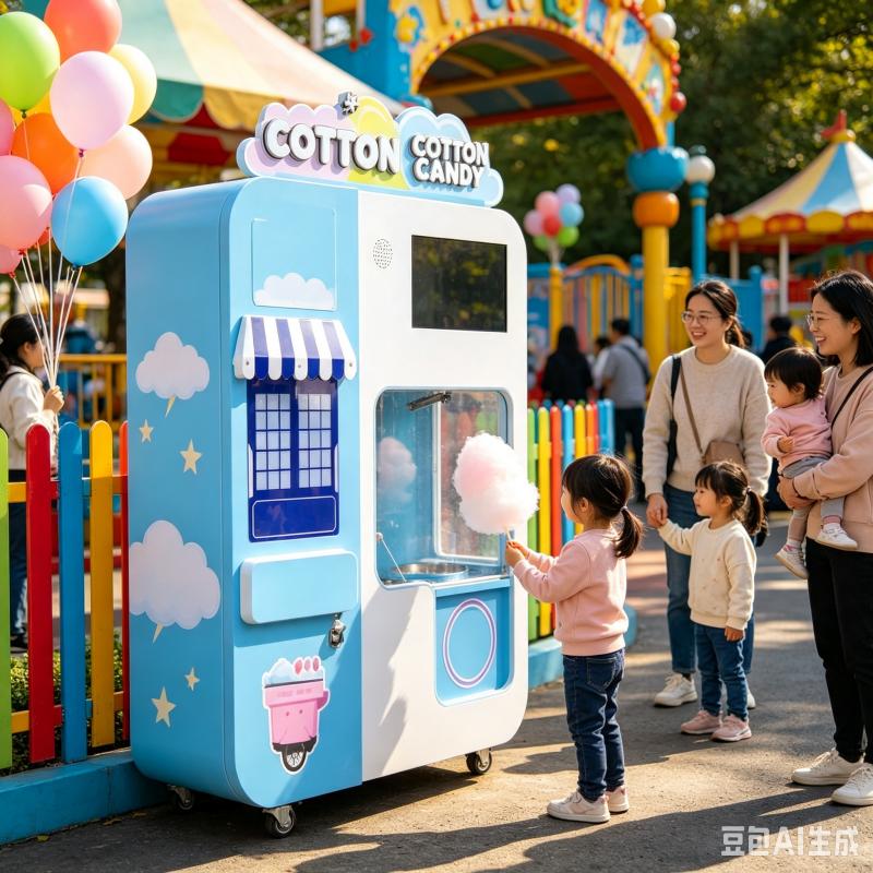 Candy Floss Machine - Maßgeschneiderter Zuckerwatte-Verkaufsautomat Intelligenter Zuckerwatte-Hersteller Automatische Maschine