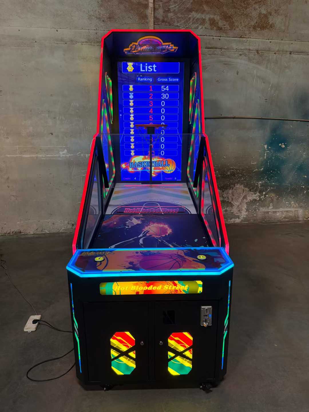 Münzbetriebener LED-Basketball – Ticket Redemption Machine Bewertung und Preis