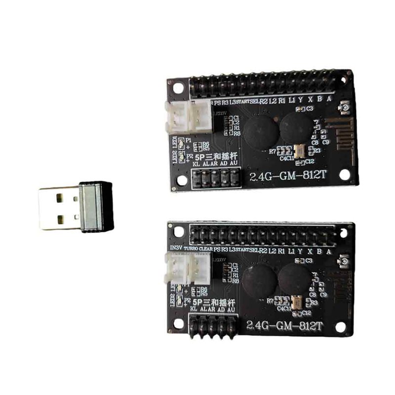 A99E-2.4G Kabelloser 2-Spieler – Joystick Arcade Parts Bewertung und Preis