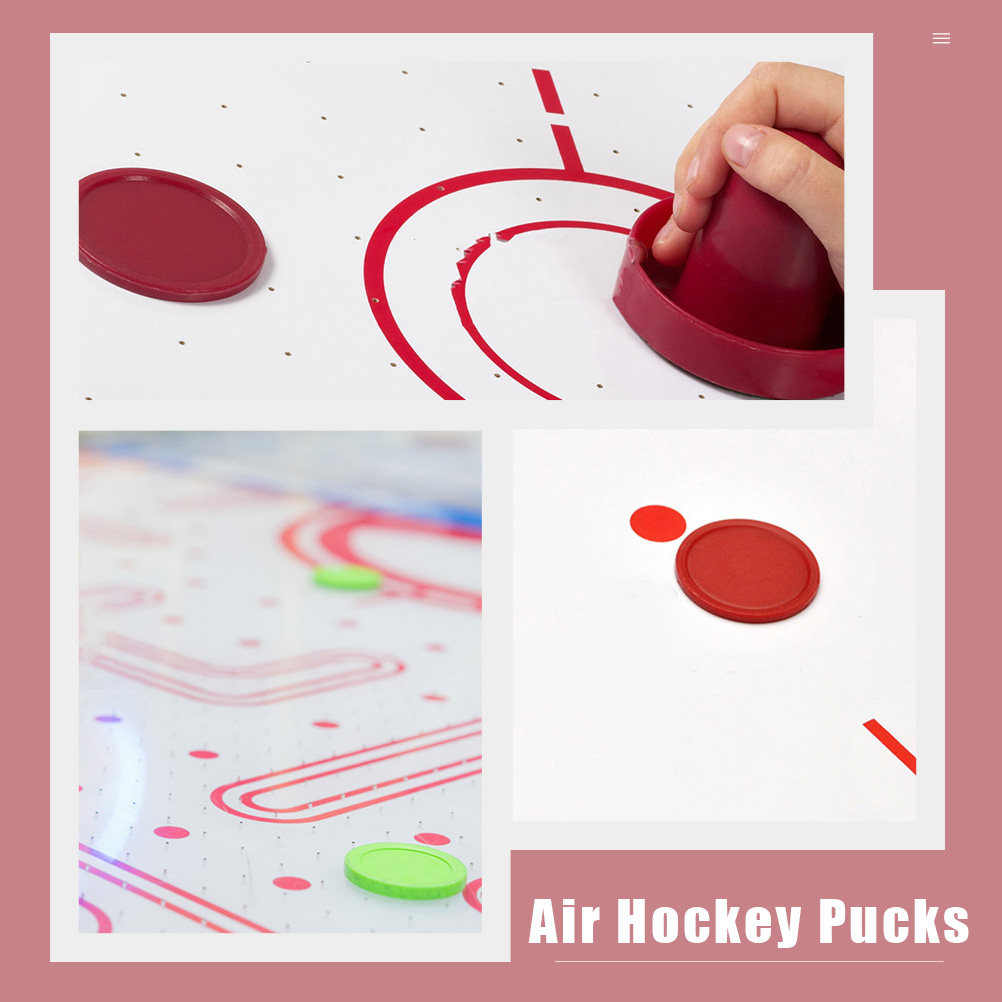 4er-Set Kunststoff-Tischpucks  – Air Hockey Table Bewertung und Preis