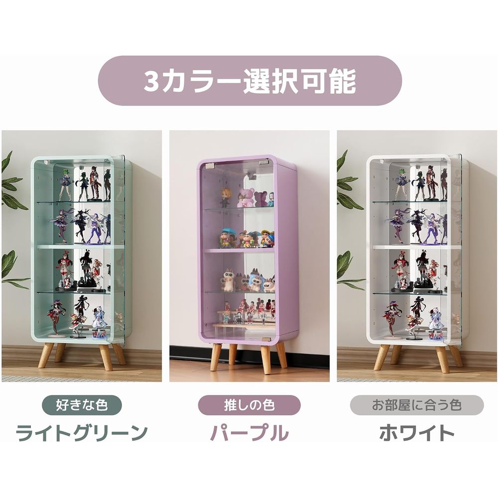 4-stufige, verstellbare Glasvi – Glass Cabinet Display Bewertung und Preis