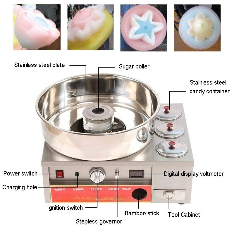 Kommerzielle Zuckerwattemaschi – Candy Floss Machine Bewertung und Preis