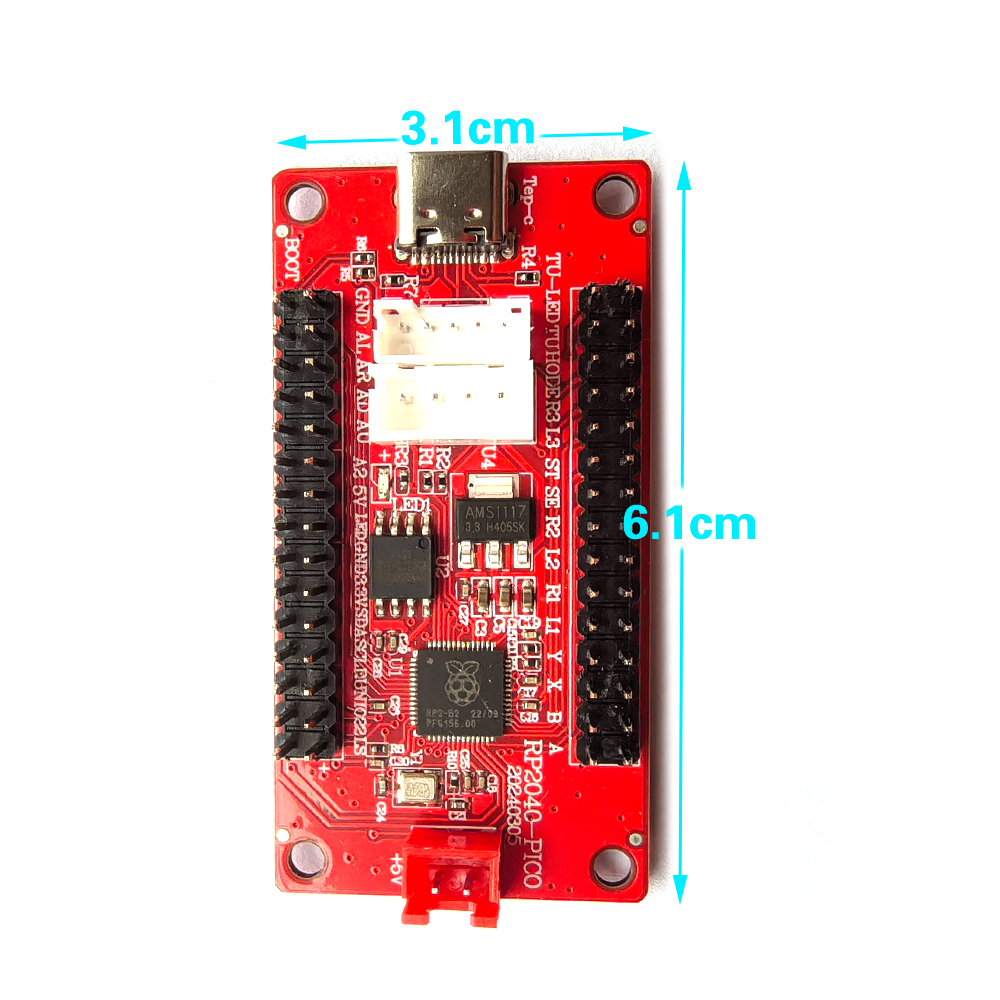 Raspberry Pi Pico Null Verzöge – Joystick Arcade Parts Bewertung und Preis