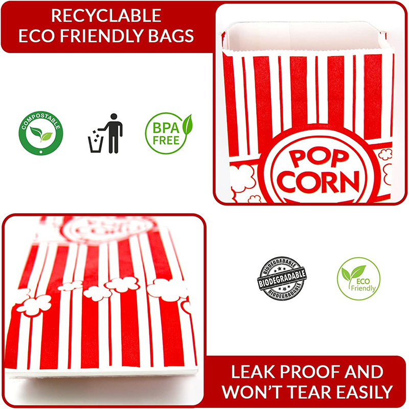 Papier-Popcorn-Beutel, Pop-Eck – Popcorn Vending Machine Bewertung und Preis